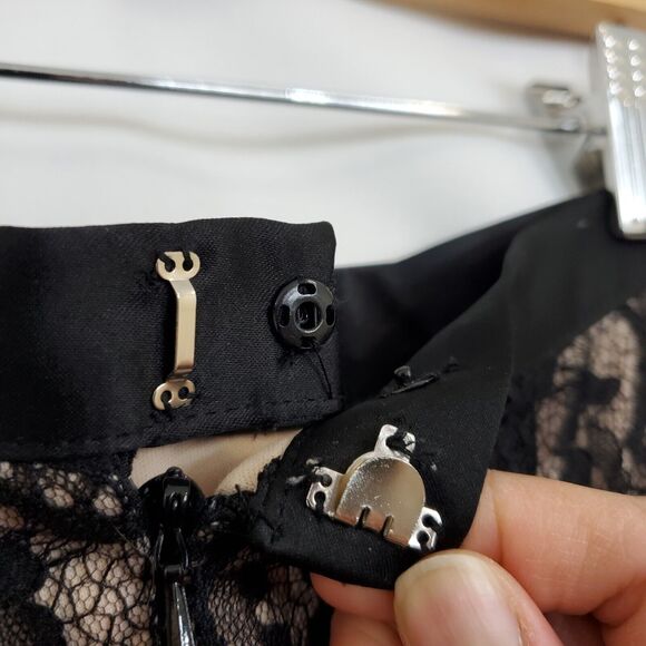 May Queen Couture Dark Floral Sheer Lace Maxi Skirt 2 Fairy Grunge Whimsigoth - Picture 7 of 11